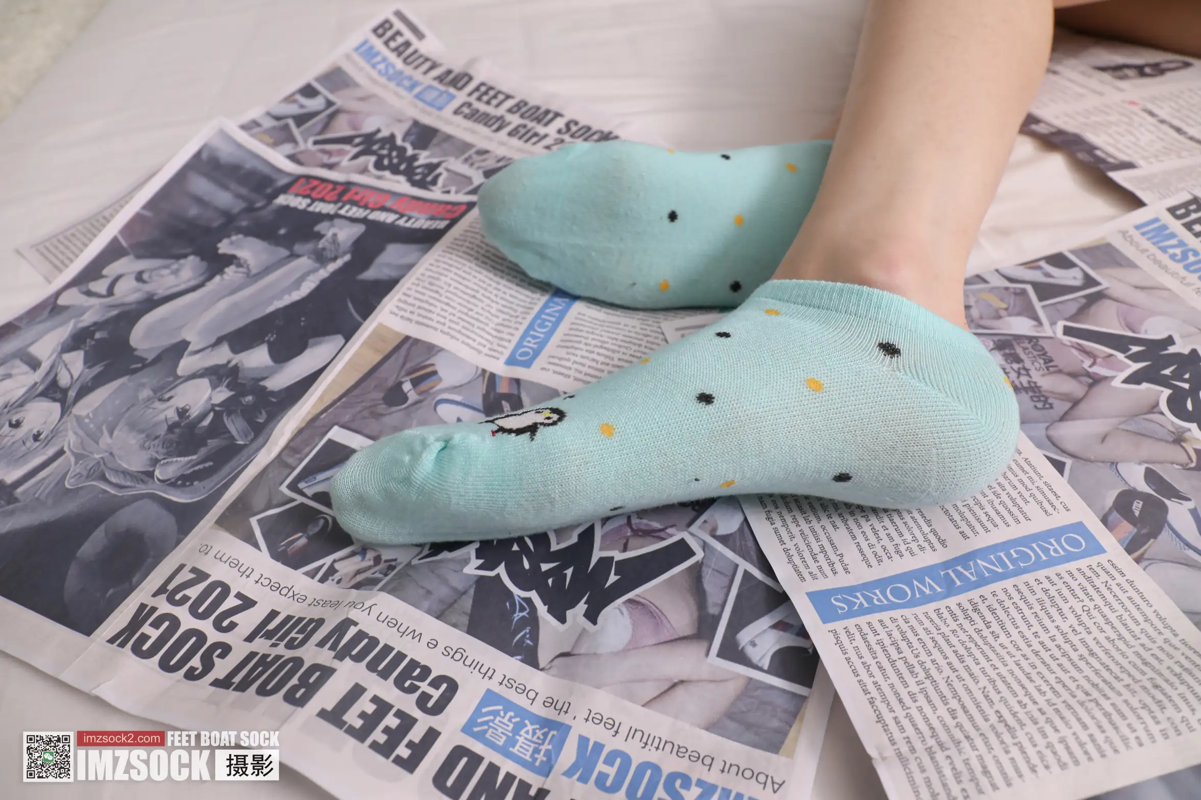 [Mzsock] Love Beauty Foot NO.124 Rain foam#[74P]-5