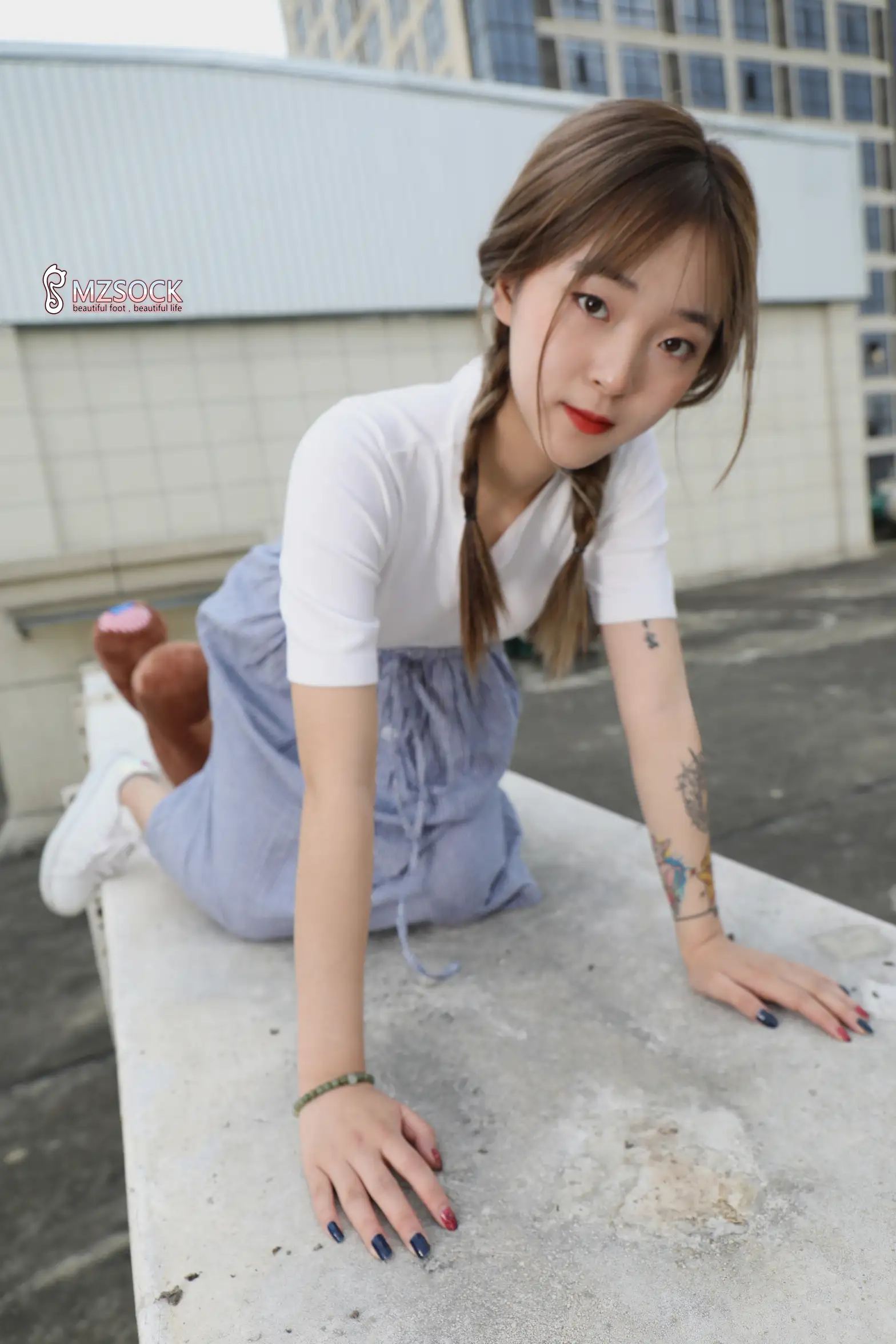 [Mzsock] Love beautiful feet NO.079 Meng Qi#[74P]-1