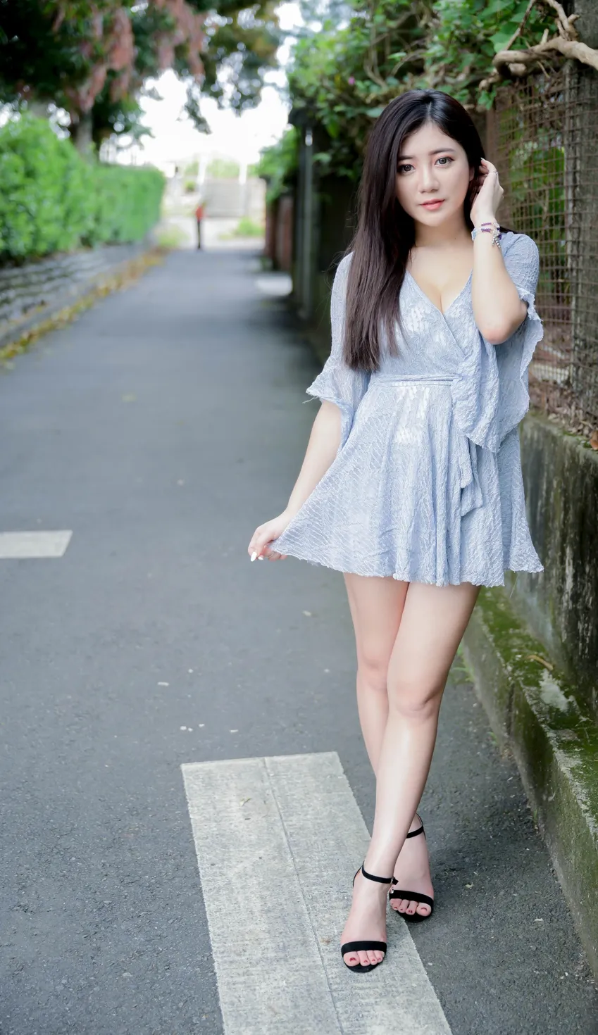 [爱美足] NO.211 乐乐 连衣裙凉高美腿 街拍#[71P]-9