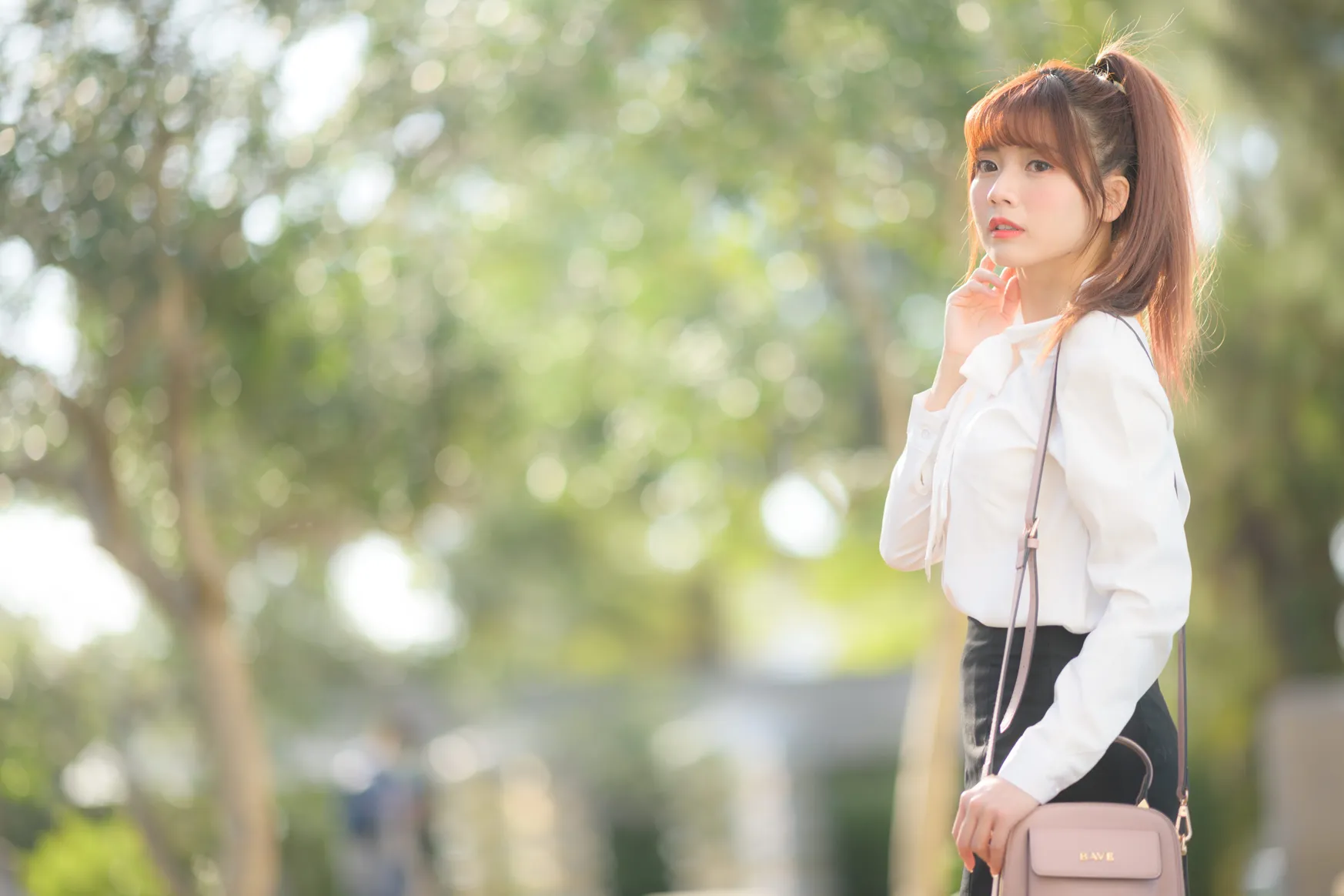 [Mzsock] NO.237 OL black silk uniform high heels street photography#[105P]-6