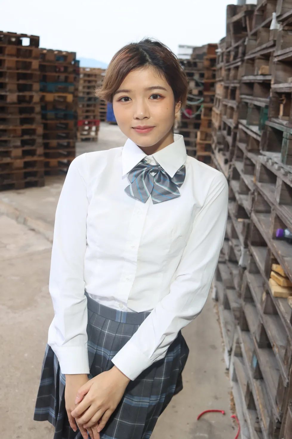 [Mzsock] NO.144 Kandi student uniform beautiful legs street photography#[105P]-6