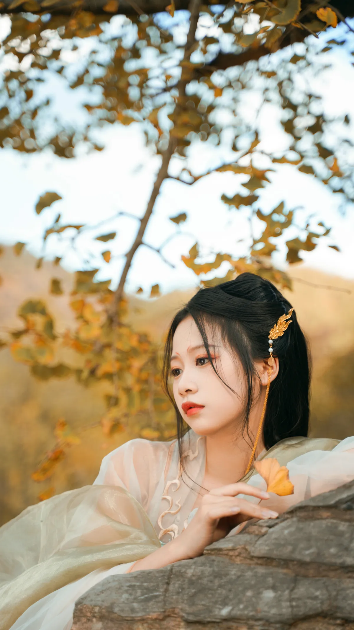 [YITUYU] 2022.12.12 Vol.2664 – Under the Ginkgo Tree Wangwang Xiaoxiaoshu#[39P]-7