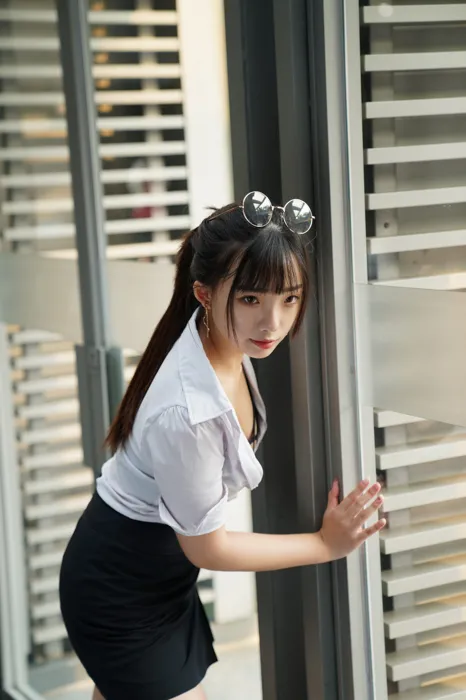 [爱美足] NO.078  陈家琳 OL短裙 高跟美腿外拍 街拍#[100P]-7