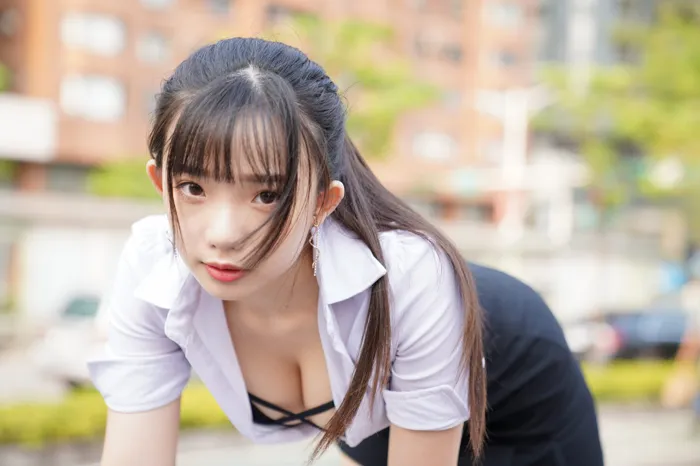 [爱美足] NO.078  陈家琳 OL短裙 高跟美腿外拍 街拍#[100P]-3