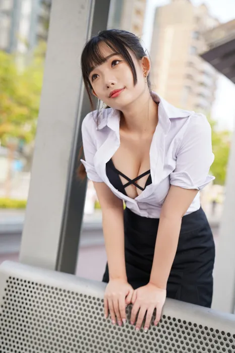 [爱美足] NO.078  陈家琳 OL短裙 高跟美腿外拍 街拍#[100P]-10