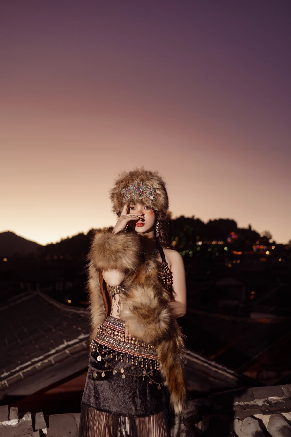 [艺图语] 2023.01.02 Vol.2820 – 印第安风情 · 部落公主 李李#[23P]-3
