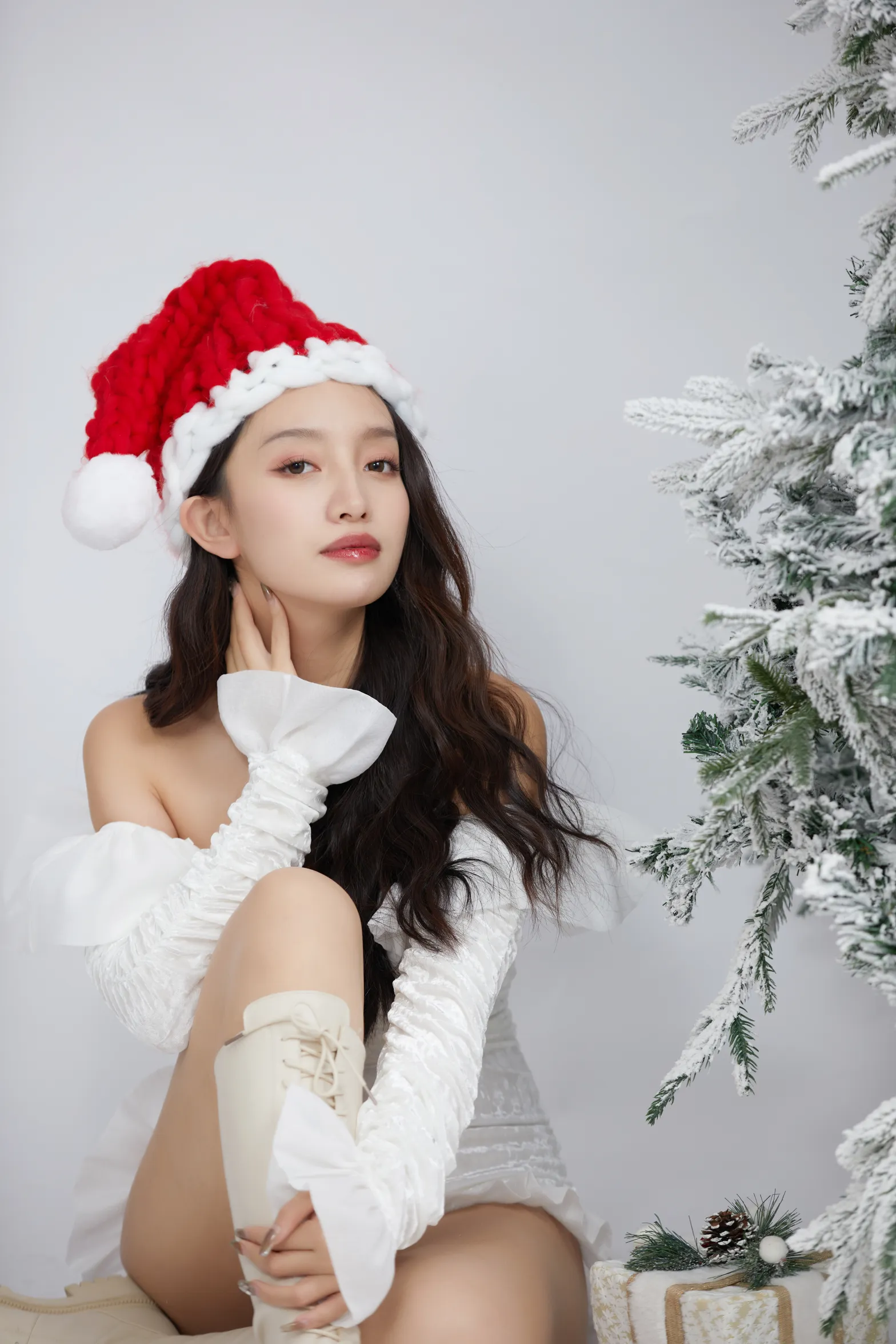 [艺图语] 2022.12.06 Vol.2610 – 纯白圣诞 柠萌婧啊#[23P]-5