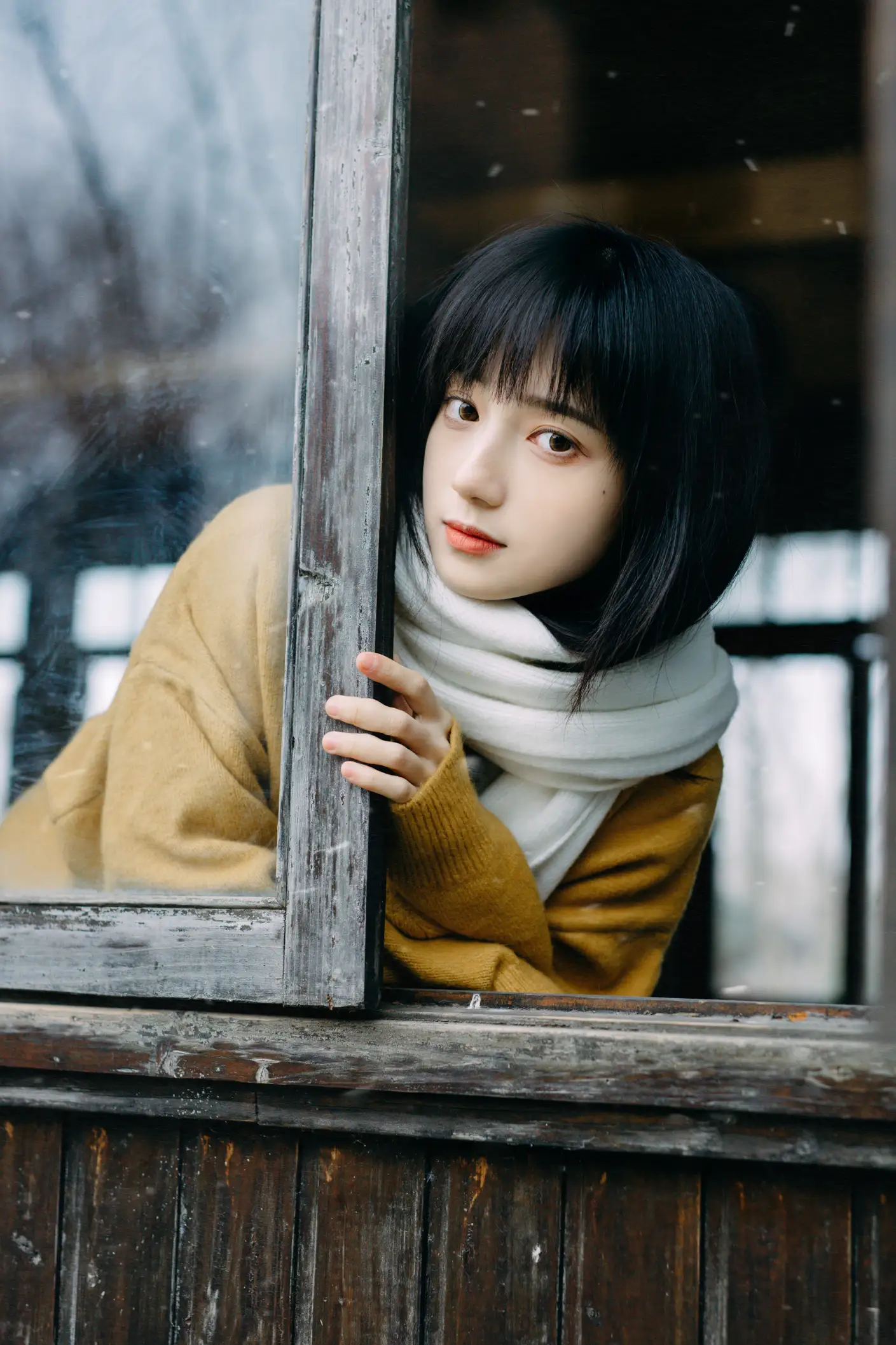 [艺图语] 2021.12.07 Vol.485 – 阴天小木屋 月半了吧#[32P]-6