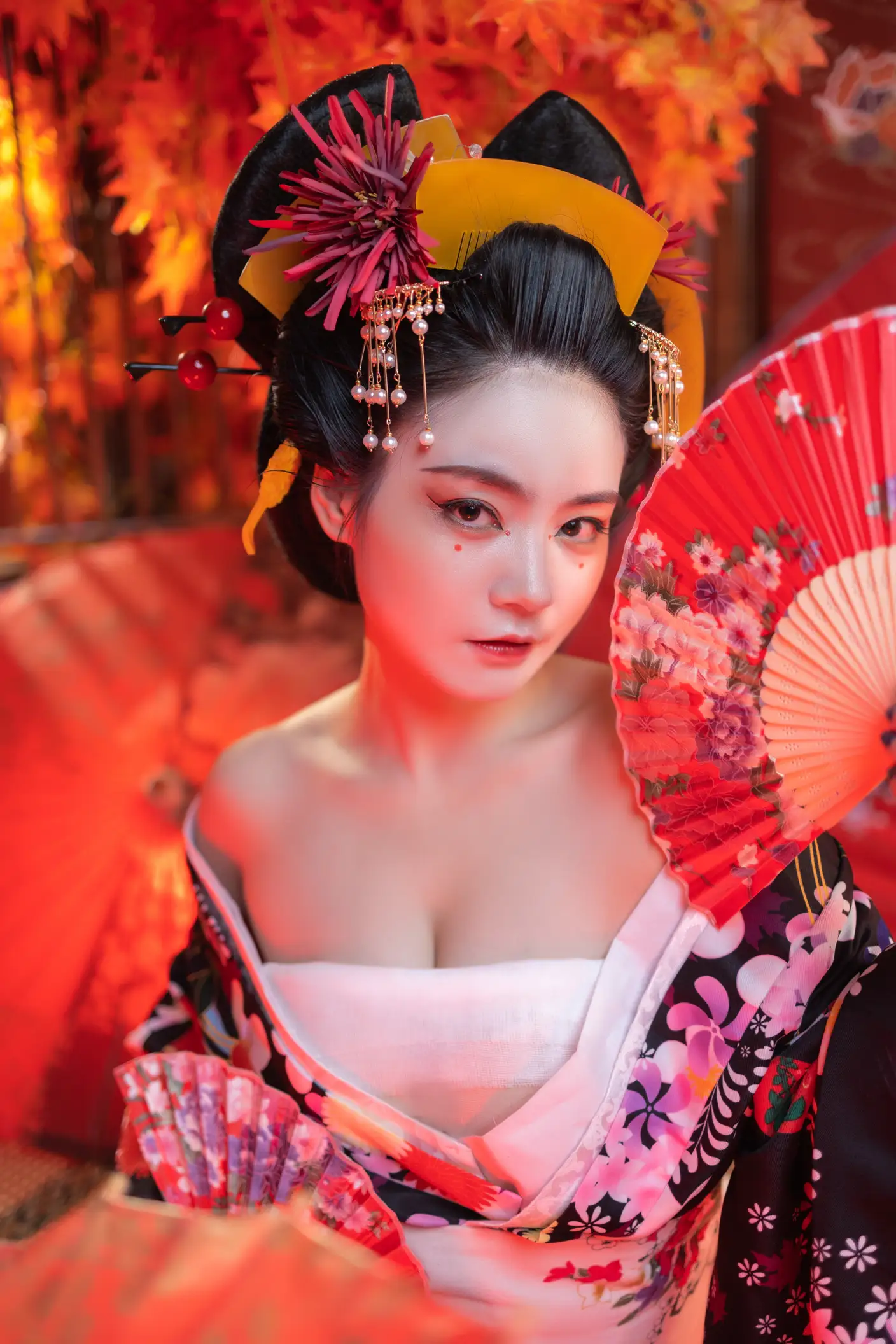 [艺图语] 2022.06.22 Vol.1258 – 扇姬 莫妮卡#[26P]-6