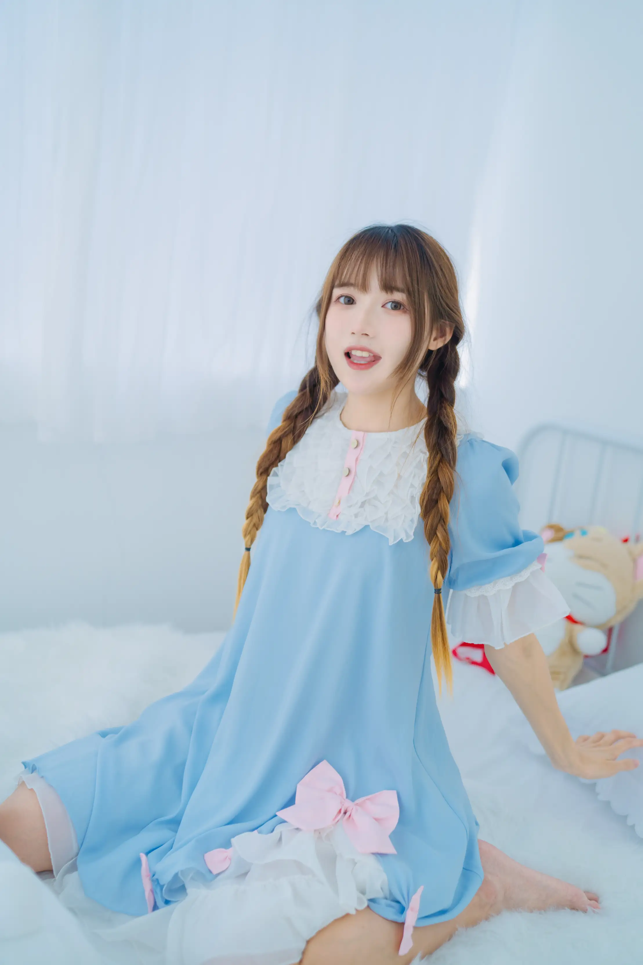 [艺图语] 2022.08.13 Vol.1691 – 纯白色可爱 兔子Zzz不吃胡萝卜#[32P]-3