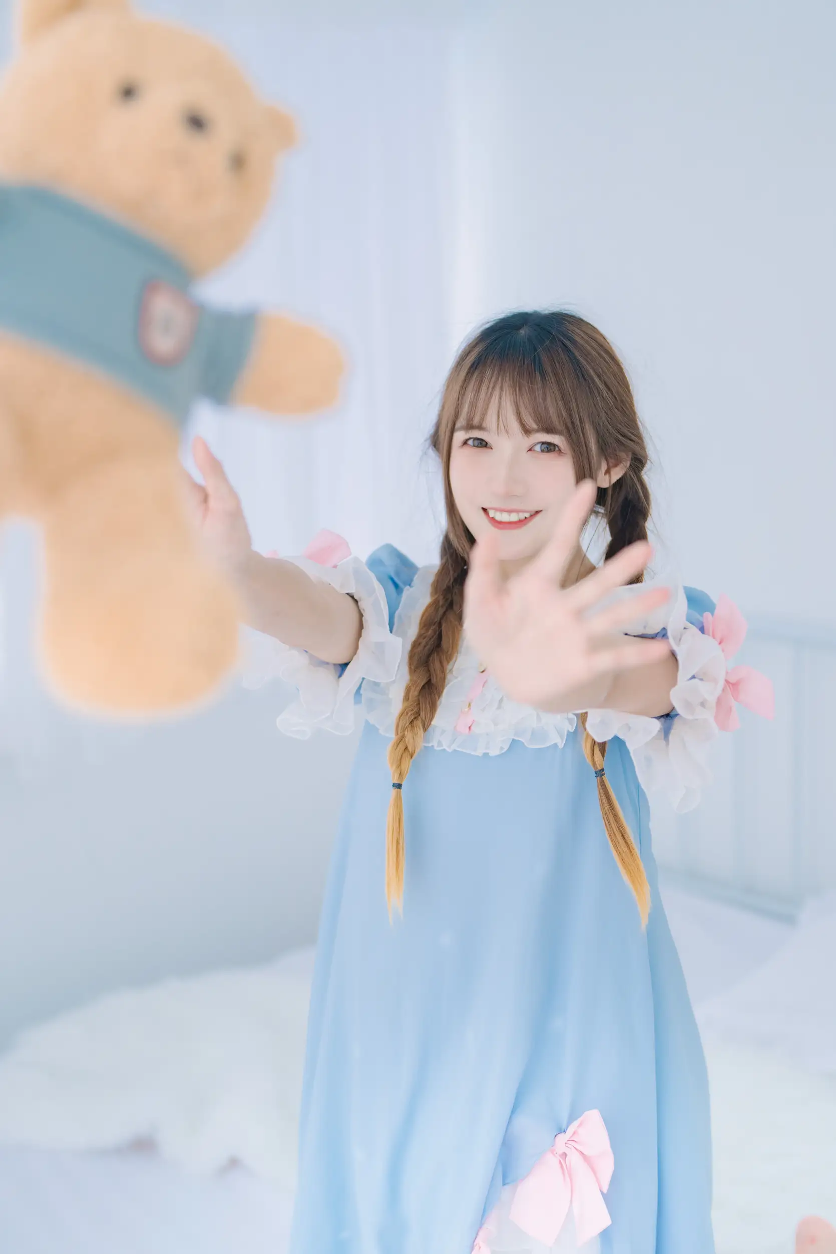 [艺图语] 2022.08.13 Vol.1691 – 纯白色可爱 兔子Zzz不吃胡萝卜#[32P]-4