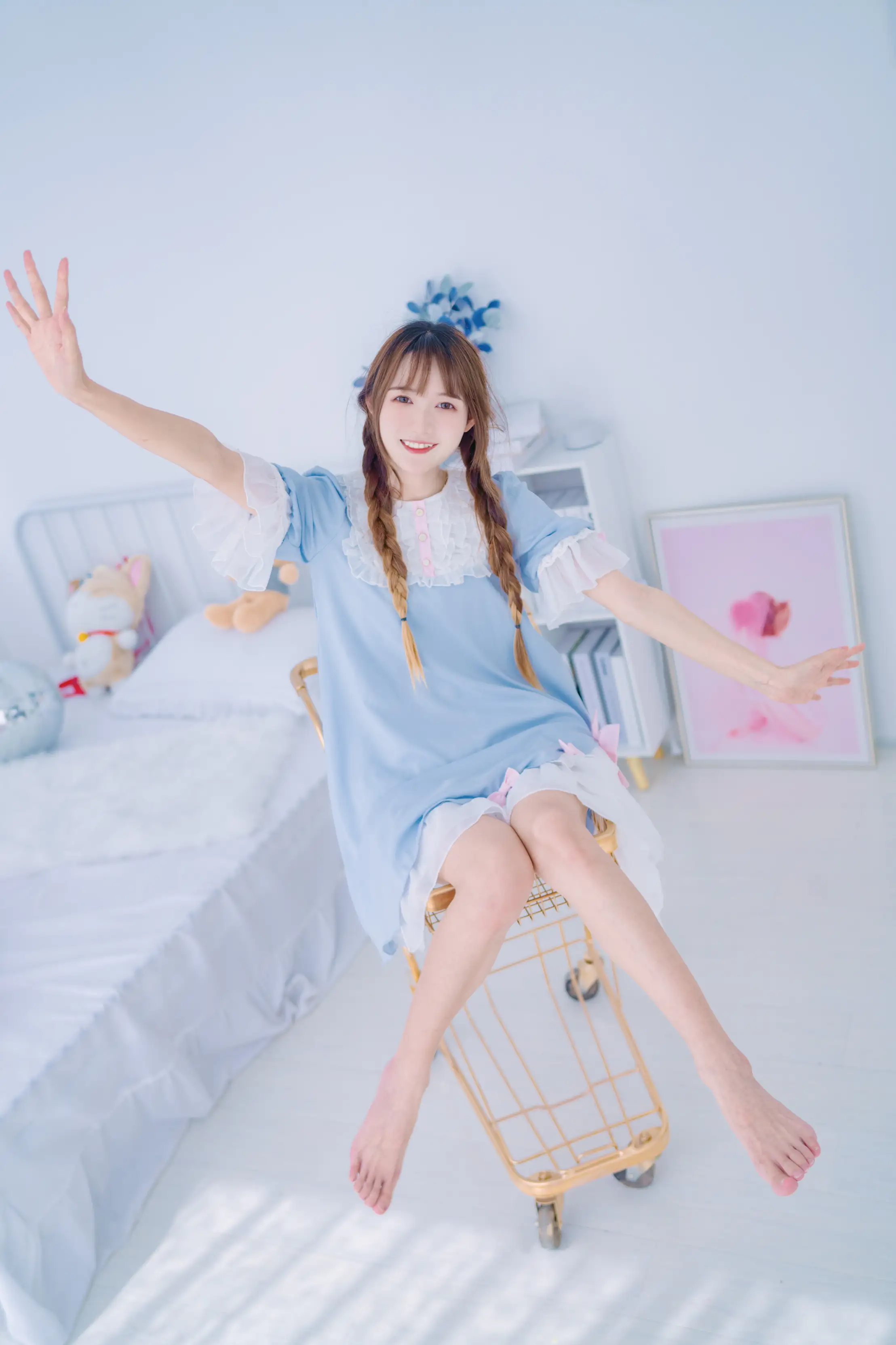 [艺图语] 2022.08.13 Vol.1691 – 纯白色可爱 兔子Zzz不吃胡萝卜#[32P]-7