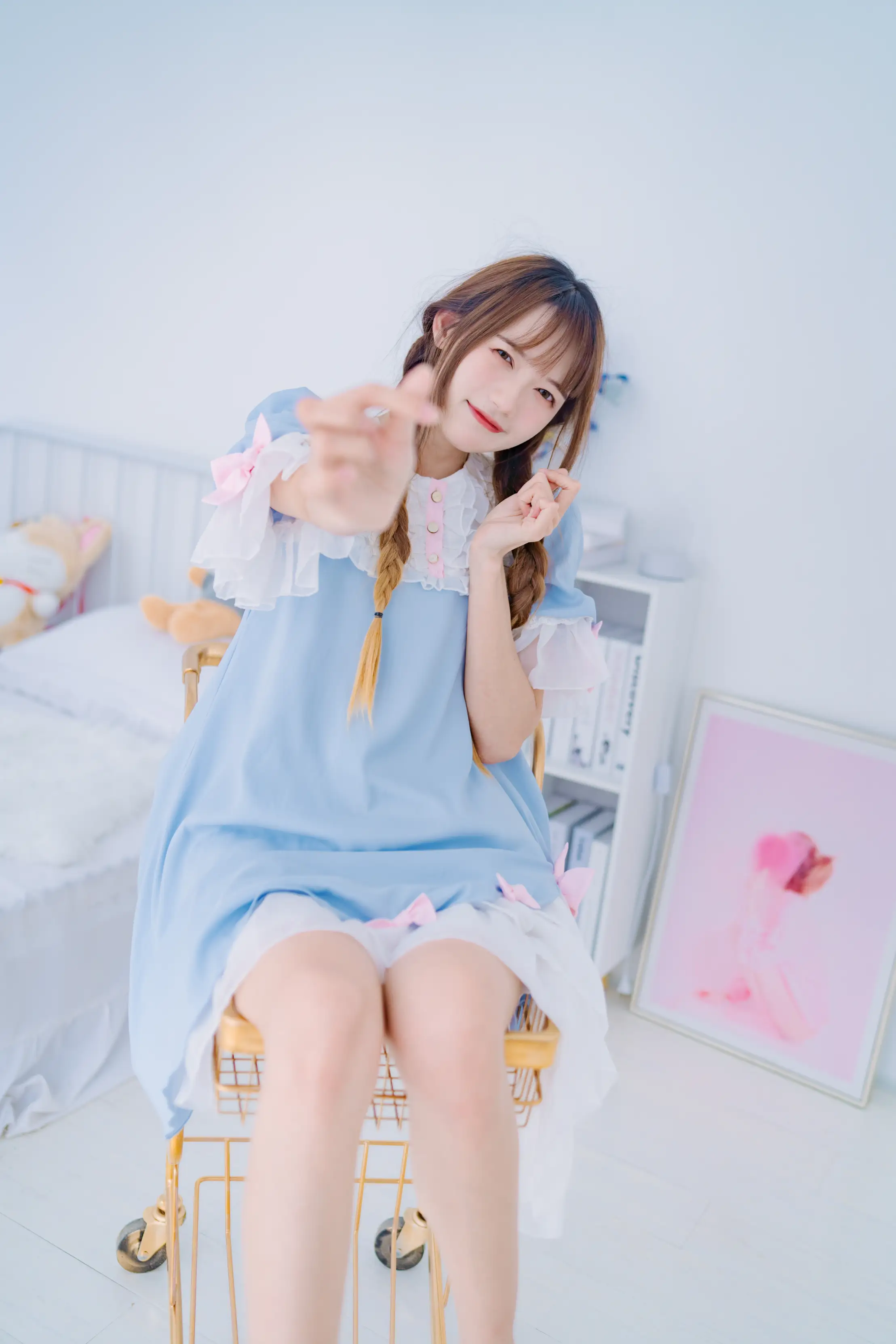 [艺图语] 2022.08.13 Vol.1691 – 纯白色可爱 兔子Zzz不吃胡萝卜#[32P]-9